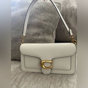 Coach Tabby Chalk with gold hardware